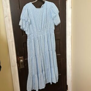 NWT blue lace Lena & Lou dress